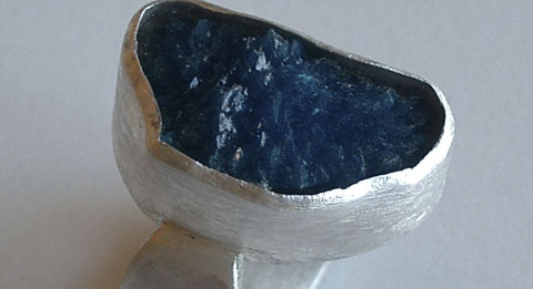 Cavansit Ring Silber